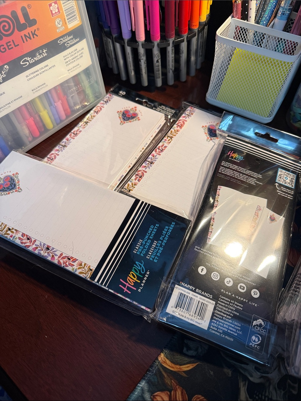 Happy Planner Classic Half-sheet folded Paper Refill - 4 available